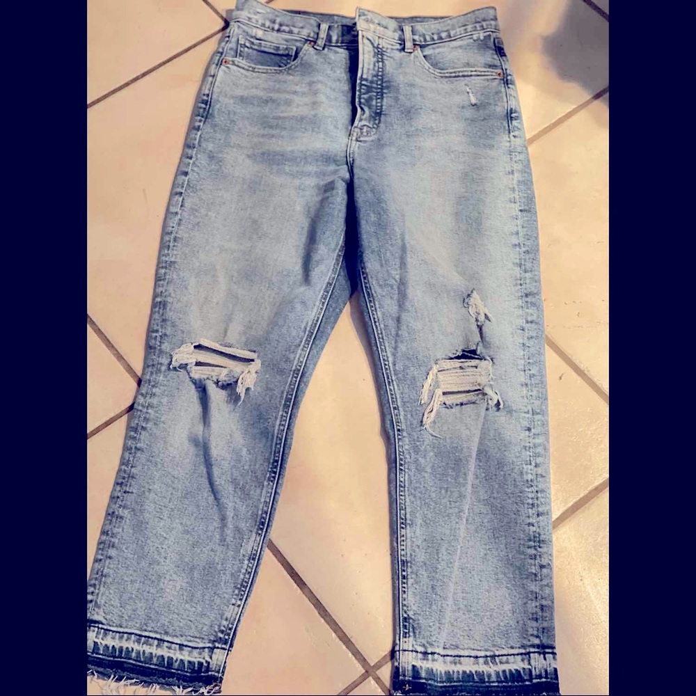 Express high rise mom jean! Only worn once!   SOLD‼️‼️